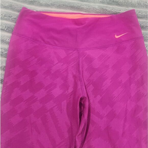 Nike Dri-Fit Purple Leggings - Picture 1 of 4